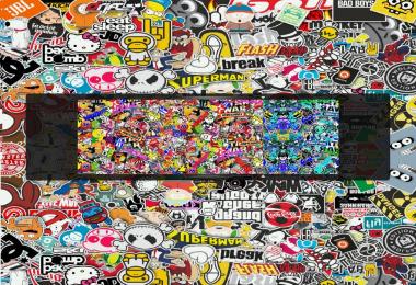 Loading screen sticker bomb