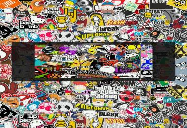 Loading screen sticker bomb