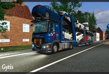 MB Actros 1841 MANVESTA Car Transporter