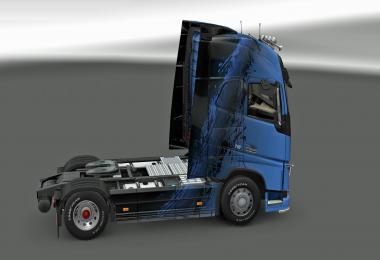 Skin BlueBlack for Volvo FH 2012