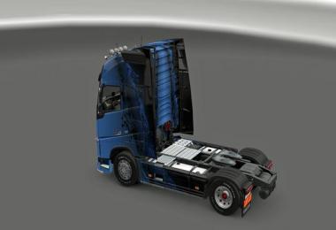 Skin BlueBlack for Volvo FH 2012