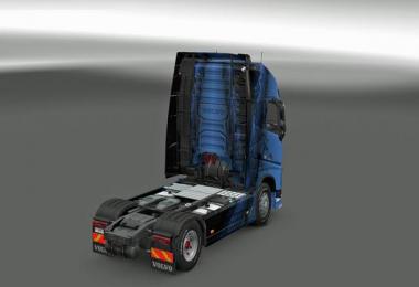 Skin BlueBlack for Volvo FH 2012