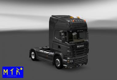 Skin Scania Carbono