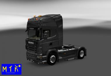 Skin Scania Carbono