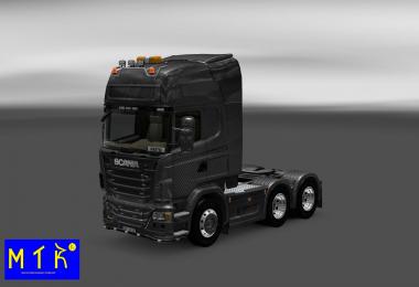 Skin Scania Carbono