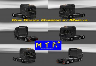 Skin Scania Carbono