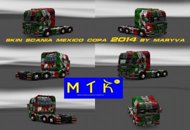 Skin Scania Mexico Copa 2014