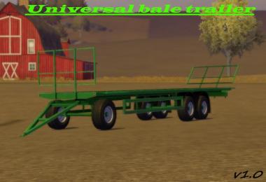 Universal Bale Trailer v1.0