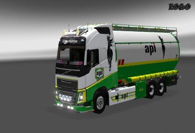 Volvo 2012 – BDF tandem cistern + universal API petroli