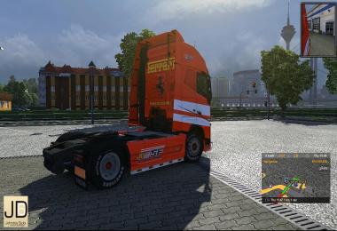 VOLVO FH2012 – Ferrari Truck, Interior and Trailer