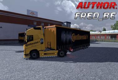 Volvo FH 2012 + Trailer Continental 1.9.x