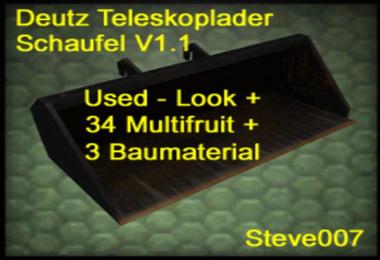 Deutz Teleskoplader Schaufel v1.1 Multifruit 37