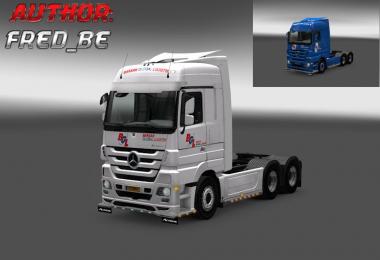 Mercedes Actros BGL skin