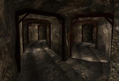 Old mining tunnel system underground v1.2