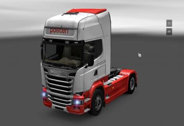 Posten skin Scania Streamline