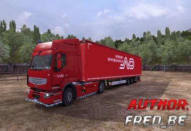 Renault Premium + Trailer Profiliner N.Dentressangle