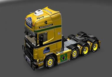 Scania 2009 Ayrton Senna Helmet Skin