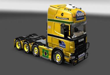 Scania 2009 Ayrton Senna Helmet Skin