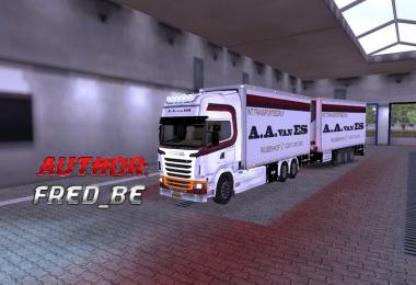 Scania R Tandem A.A.Van Es Skin