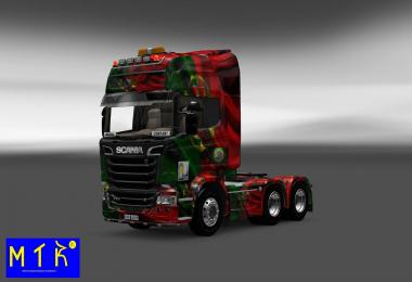 Scania Streamline Portugal Copa 2014 Skin