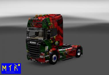 Scania Streamline Portugal Copa 2014 Skin