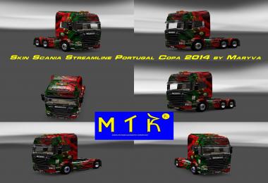 Scania Streamline Portugal Copa 2014 Skin