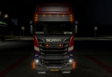 Scania SUPER Badge and Mudflaps