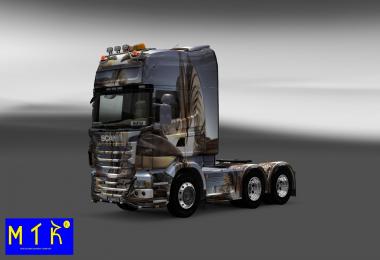 Skin Scania Background 3D Wall