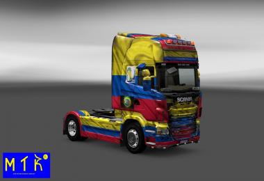 Skin Scania Colombia Copa 2014