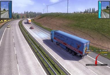 Skin Scania R 500 abarth + skin trailer 500 abart + sound