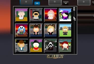 South Park driver avatars mod