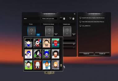 South Park driver avatars mod