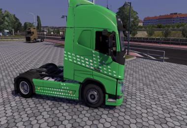 Volvo FH 2012 Green Arrow Skin