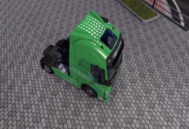 Volvo FH 2012 Green Arrow Skin