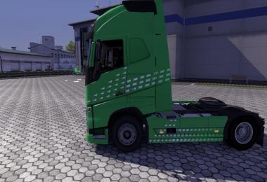 Volvo FH 2012 Green Arrow Skin