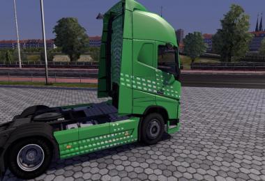 Volvo FH 2012 Green Arrow Skin