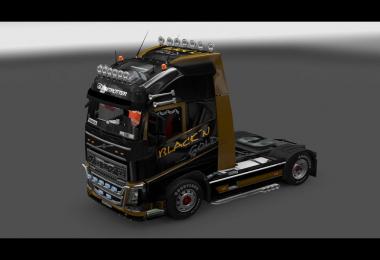 Volvo FH16 Blackn Gold v1.0