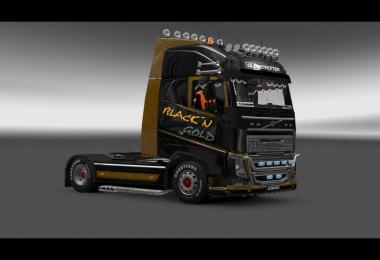 Volvo FH16 Blackn Gold v1.0