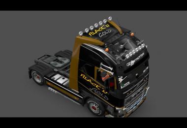 Volvo FH16 Blackn Gold v1.0