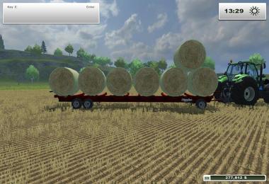 JBM Round Bale Trailer v1.0 MR