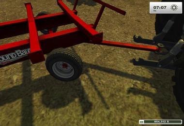 JBM Round Bale Trailer v1.0 MR