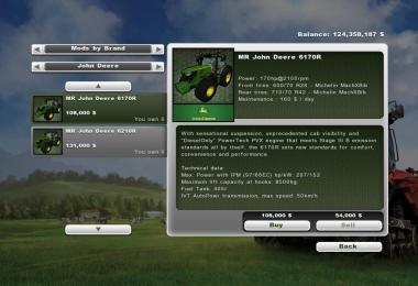 John Deere 6R Pack MR v2.0