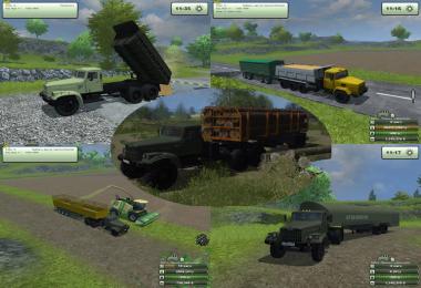 KrAZ and Trailers Pack v2.0