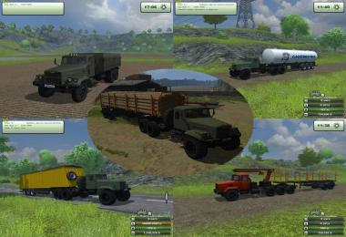 KrAZ and Trailers Pack v2.0