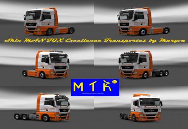 MAN TGX Excellence Transportes Skin