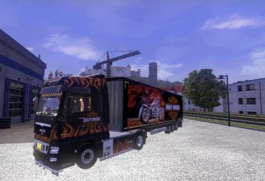 MAN Tgx Harley Davidson v1.0