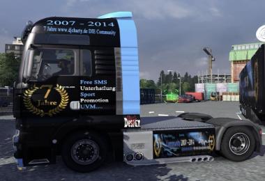 MAN TGX & Trailer v1.0 DJ Charty