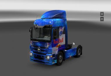 Mercedes Actros Red Bull Skin