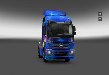 Mercedes Actros Red Bull Skin