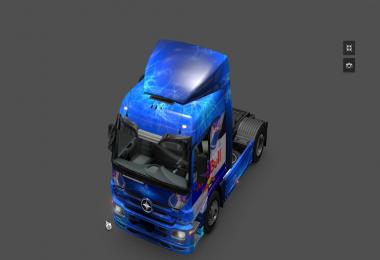 Mercedes Actros Red Bull Skin